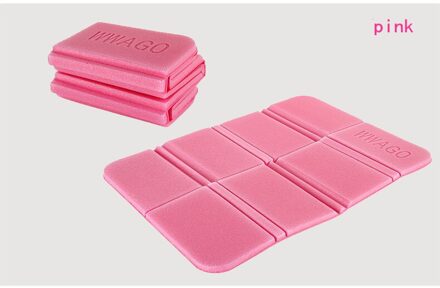 Draagbare Camping Wandelen Picknick Kussen Seat Pad Outdoor Opvouwbare Camping Vochtwerende Kussen Matras Waterdicht Seat Pad Roze