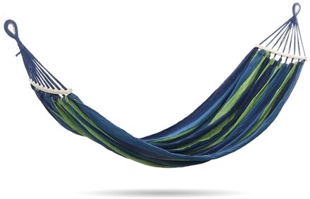 Draagbare Canvas Hangmat Dikker Stoel Schommel Outdoor Tuin Sport Home Reizen Leisure Camping Streep Opknoping Bed Zonder Stand