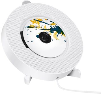 Draagbare Cd Speler Met Bluetooth, wandmontage Cd Speler Met Afstandsbediening Voor Home Ingebouwde Hifi Luidsprekers Met Hoofdtelefoon J