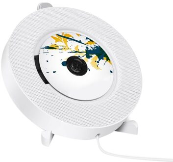 Draagbare Cd Speler Met Bluetooth, wandmontage Cd Speler Met Afstandsbediening Voor Home Ingebouwde Hifi Luidsprekers Met Hoofdtelefoon J