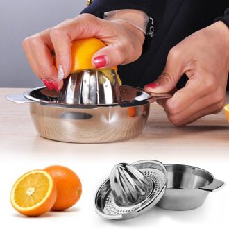 Draagbare Citruspers Rvs Lemon Oranje Manual Fruit Juicer Keuken Accessoires Gereedschap Keuken Sap Maker