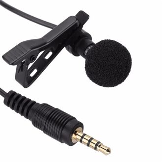 Draagbare Clip-op Revers Lavalier Microfoon 3.5mm Jack Mikrofon Mini Wired Mic Condensor Microfono Voor iPhone Samsung Smartphone