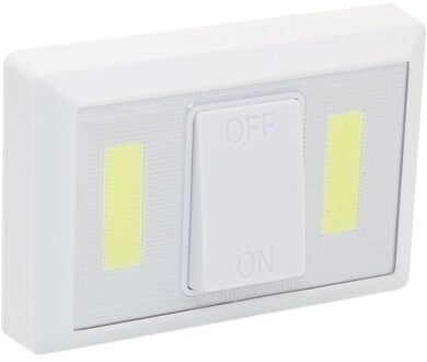 Draagbare COB LED Wall Night Lights met Schakelaar Batterij Aangedreven Draadloze Lamp Voor Slaapkamer Pathway Stairway Closet Garage