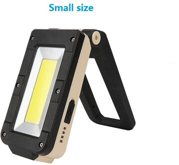 Draagbare Cob + Xpe Led Zaklamp Fakkel Usb Oplaadbare Led Rood En Wit Licht Magneet Haak Werk Lantaarn + Gebouwd-In Batterij kleine maat