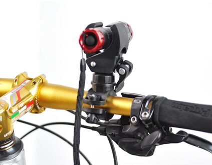 Draagbare Cycling Bike Fiets Light Lamp Stand Houder Rotatie Grip Led Zaklamp Zaklamp Klem Mount Auto Accessoires