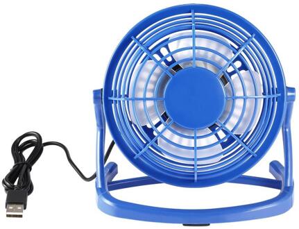 Draagbare Dc 5V Kleine Desk Usb 4 Blades Cooler Cooling Fan Usb Mini Fans Bediening Super Mute Stille Pc/Laptop/Notebook