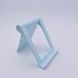 Draagbare Desk Houder Telefoon Stand Mobiele Smartphone Houders Ondersteuning Table Stand Voor Iphone Voor Ipad Mobiele Telefoon Houder Accessoires blauw
