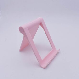 Draagbare Desk Houder Telefoon Stand Mobiele Smartphone Houders Ondersteuning Table Stand Voor Iphone Voor Ipad Mobiele Telefoon Houder Accessoires roze