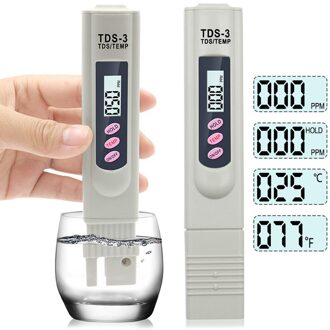 Draagbare Digitale Tds Waterkwaliteit Zuiverheid Teste Pen Water Meter Filter Meten Drinken Hardheid Tester Multitools Analyzer
