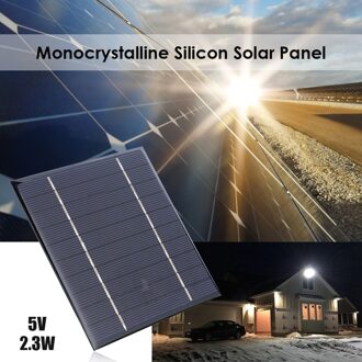 Draagbare Diy Batterij Mobiele Lader Module 120X120Mm Vierkante Zonnepaneel Boord 2.3W 5V Diy Batterij mobiele Lader Zonnestelsel