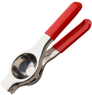 Draagbare Diy Handleiding Citroen Juicer Rvs Siliconen Citrus Lemon Press Lime Squeezer 12 Sap Gaten Handleiding Squeezers Rood