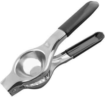 Draagbare Diy Handleiding Citroen Juicer Rvs Siliconen Citrus Lemon Press Lime Squeezer 12 Sap Gaten Handleiding Squeezers zwart