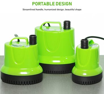 Draagbare Dompelpomp Waterpomp Voor Vijver Aquaria Hydrocultuur Aquarium Tuin Fontein Ultra-Stille Waterval Pomp 40w