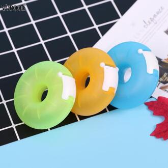 Draagbare Donut Tape Dispenser Onzichtbare Tape Desktop Cutter Houder Stand Cutter Opbergdoos School Kantoorbenodigdheden willekeurige kleur