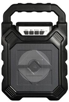 Draagbare Draadloze Bluetooth Speaker Groot Geluid Stereo Fm Radio Led Light Waterdichte Draagbare Outdoor Speaker Black1
