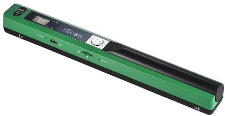Draagbare Draadloze Document & Beelden Scanner Boek Scanner A4 Size 900Dpi Jpg/Pdf Formaat Lcd Display Voor Reciepts boeken groen