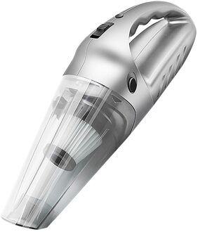 Draagbare Draadloze Handheld Auto Stofzuiger 120W 3000PA Auto Thuis Oplaadbare Nat Droog Dual Gebruik Cordless Vacuum Met LED Licht grijs