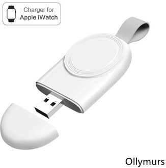 Draagbare Draadloze Oplader Voor Iwatch 6 Se 5 4 Opladen Dock Station Usb Charger Kabel Voor Apple Horloge Serie 5 4 3 2 1