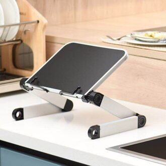 Draagbare Draagbare Desk Houder Aluminium Ergonomische Lapdesk Voor Tv Slaapbank Pc Notebook Tafel Met Muismat Blauw