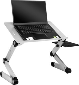 Draagbare Draagbare Desk Houder Aluminium Ergonomische Lapdesk Voor Tv Slaapbank Pc Notebook Tafel Met Muismat Rood