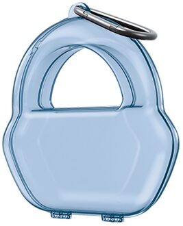 Draagbare Draagtas Cover Case Oortelefoon Jelly Carry Doos Handtas Reizen Handtas Cover Voor Max blauw