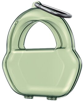 Draagbare Draagtas Cover Case Oortelefoon Jelly Carry Doos Handtas Reizen Handtas Cover Voor Max groen