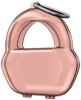 Draagbare Draagtas Cover Case Oortelefoon Jelly Carry Doos Handtas Reizen Handtas Cover Voor Max rood