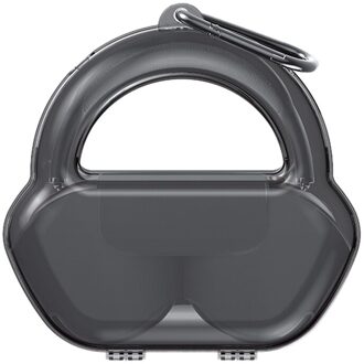 Draagbare Draagtas Cover Case Oortelefoon Jelly Carry Doos Handtas Reizen Handtas Cover Voor Max zwart