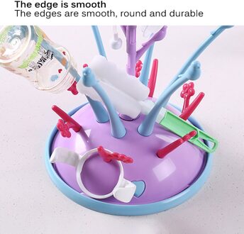 Draagbare Droogrek Voor Baby Flessen Afdruiprek Fles Houder Voor Voeden Drogen Cup Rack Voor Baby 'S Fles Droogrek