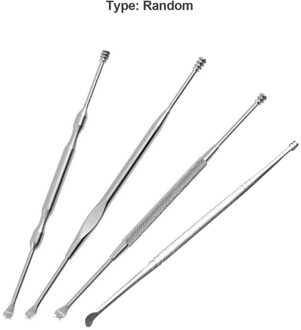 Draagbare Dubbele-Side Spiraal Earpick Graven Oor Curette Gereedschappen Graven Earpick Cleaner Tool Oor Lepel Oor Schoonmaken Tool