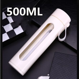 Draagbare Dubbele Wand Geïsoleerd Glas Thee Cup Zetgroep Fles Met Deksel Filter Mannen Vrouwen Business Kantoor Auto Water Fles 500ml 4