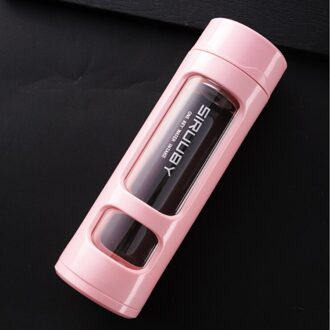 Draagbare Dubbele Wand Geïsoleerd Glas Thee Cup Zetgroep Fles Met Deksel Filter Mannen Vrouwen Business Kantoor Auto Water Fles 500ml 8