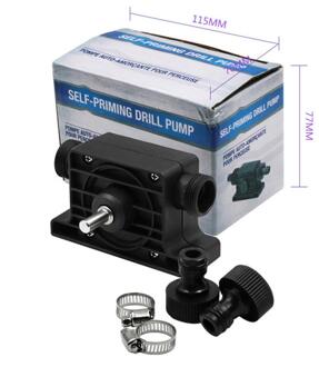 Draagbare Elektrische Boor Pomp Diesel Olie Vloeistof Water Mini Hand Zelfaanzuigende Transfer Pompen Home Improvement Sanitair