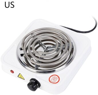 Draagbare Elektrische Ijzer Brander Enkele Kachel Mini Kookplaat Verstelbare Temperatuur Oven Thuis Keuken Cook Koffie Heater US
