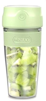 Draagbare Elektrische Mixer Juicer Usb Cup Blender Elektrische Usb Huishouden Juicer Oranje Juicer Mini Snelle Blender groen