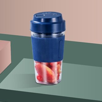 Draagbare Elektrische Mixer Juicer Usb Cup Blender Elektrische Usb Huishouden Juicer Oranje Juicer Mini Snelle Blender Keukenapparatuur blauw