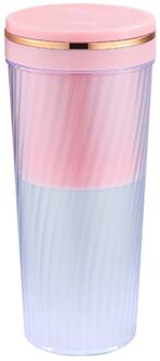 Draagbare Elektrische Mixer Juicer Usb Cup Blender Elektrische Usb Huishouden Juicer Oranje Juicer Mini Snelle Blender Keukenapparatuur Roze