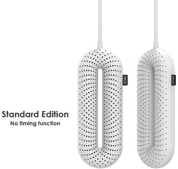 Draagbare Elektrische Schoenen Droger Heater Constante Temperatuur Drogen Ontgeuringseffect Ontvochtigen Schoenen Drogen Machine wit standaard