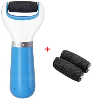 Draagbare Elektrische Voet Bestand Usb Pedicure Machine Voet Reparatie Machine Harde Droge Dode Cuticula Huid Remover Thuis Voet Care Tool blauw accu models