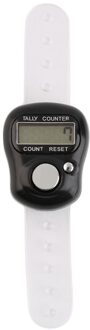 Draagbare Elektronische Digitale Teller Mini Lcd Hand Held Golf Vinger Ring Telapparaat Stitch Marker Plastic Rij Counter