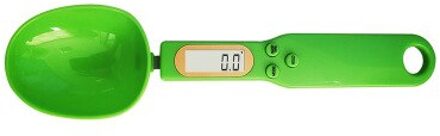 Draagbare Elektronische Lcd Maatlepels Koffie Suiker Gram Schaal Lepel Maatbeker Keuken Schalen Voor Keuken Bakken groen