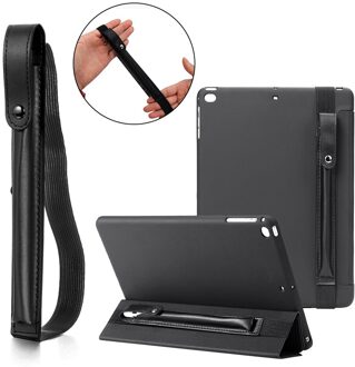 Draagbare Elektronische Stylus Cover Voor Apple Potlood 1 2 iPad Mini Air Pro Magnetische Gesp Elastische Beschermende Lederen Case Cover zwart L