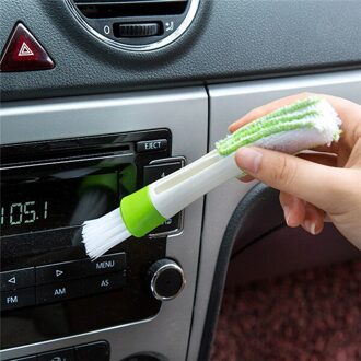 Draagbare Ended Auto Airconditioner Vent Cleaner 27G Borstel Instrumentatie Afstoffen Jaloezieën Toetsenbord Borstel Wasstraat 1 Pc