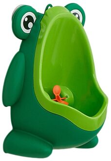 Draagbare Ergonomische Kinderen Jongen Kids Wc Training Kinderen Potty Pee Urine Thuis Badkamer Kikker Vorm Wc Urinoir groen