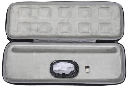 Draagbare Eva Harde Opbergtas Toetsenbord Opslag Case Voor Logitech Mx Toetsen Geavanceerde Toetsenbord Muis Case Accessoires