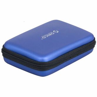 Draagbare Eva Opbergtas Hdd Carry Case Digitale Accessoires Beschermen Zakken Voor 2.5 Hard Drive Disk Usb Kabel Externe Opslag hard blauw