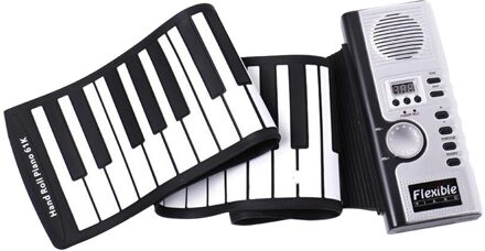 Draagbare Flexibele 61 Toetsen Portable Roll Up Piano Kids Volwassenen Hand Roll Toetsenbord