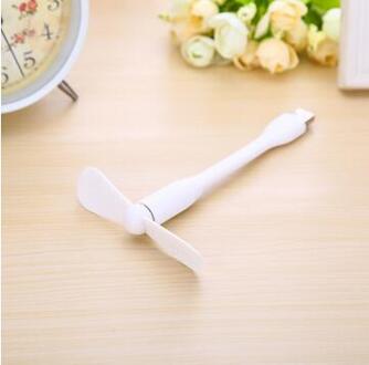 Draagbare Flexibele Usb Cooler Mini Cooling Fan Leuke Kleurrijke Koeler Voor Laptop Desktop Computer wit