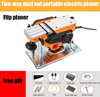 Draagbare Flip Ondersteuning Flip Schaafmachine Huishoudelijke Elektrische Schaafmachines Gids Tafel Voor Houtbewerking Bankjes Gereedschap