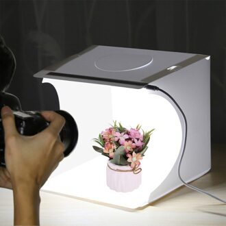 Draagbare Foto Schieten Tent Opvouwbare Single/Dual LED Panelen Video Studio Box Schieten Studio Lightbox